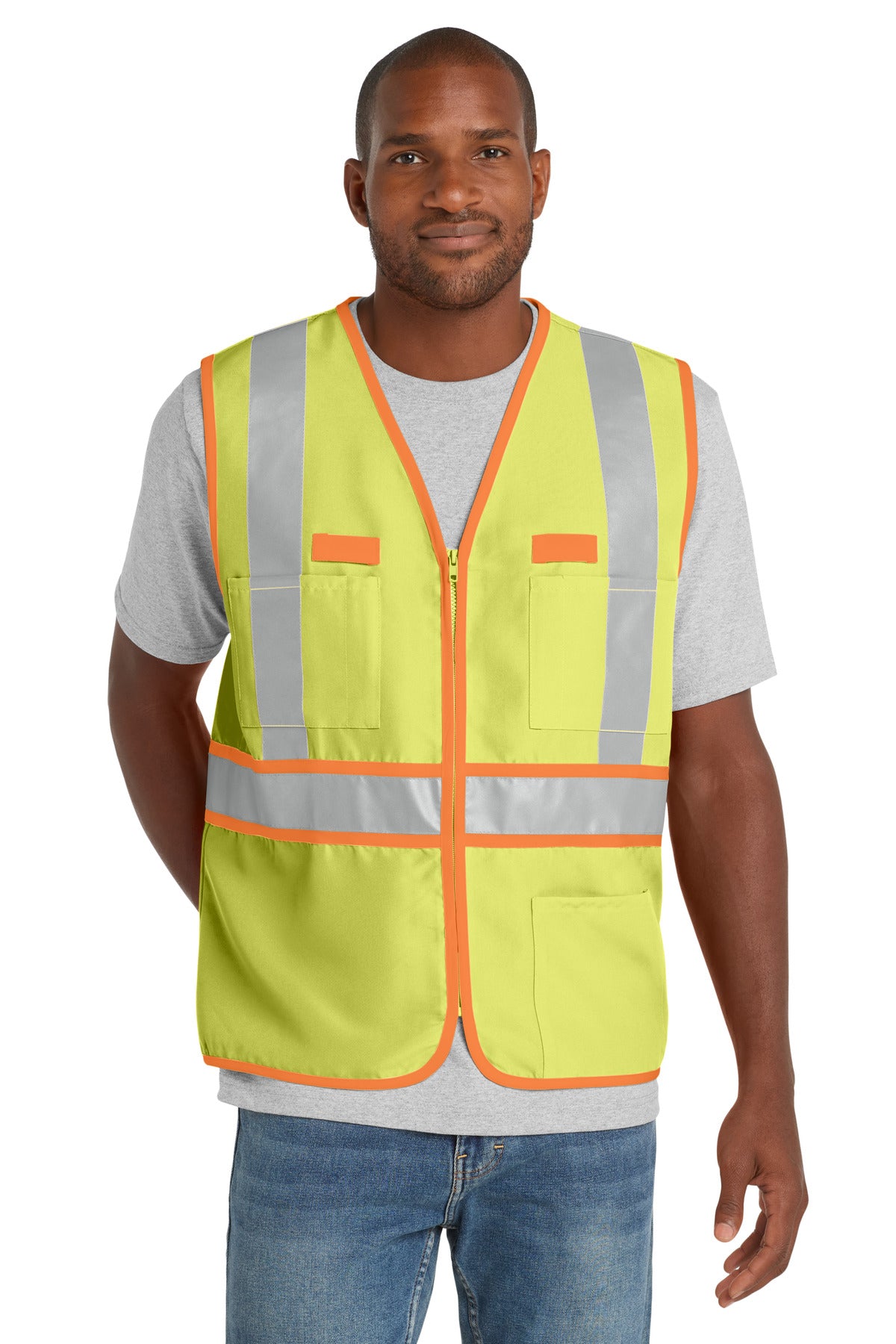 CornerStone ®  - ANSI 107 Class 2 Dual-Color Safety Vest. CSV407
