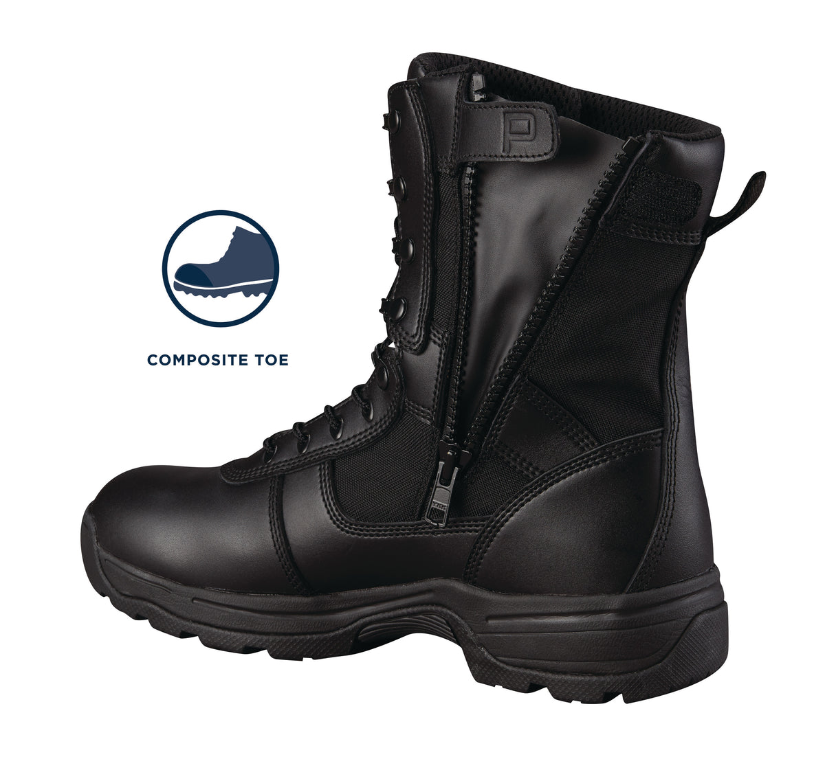 Propper Men's Series 100 8" Side Zip Boot Waterproof Comp Toe Boots