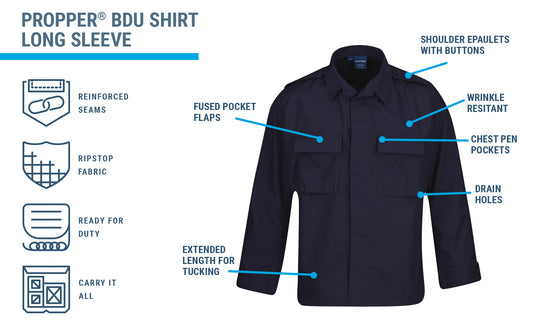 Propper Men's BDU Long Sleeve Shirt