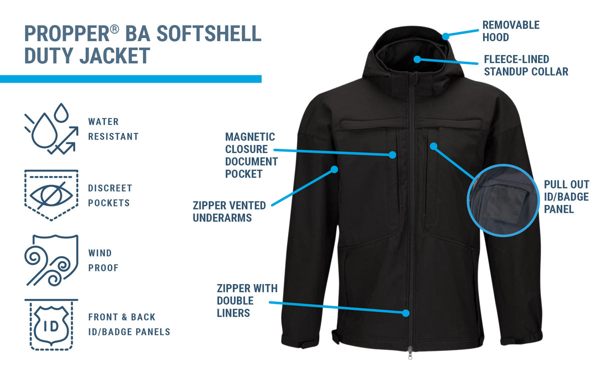 Propper Men's BA Softshell Duty Jacket