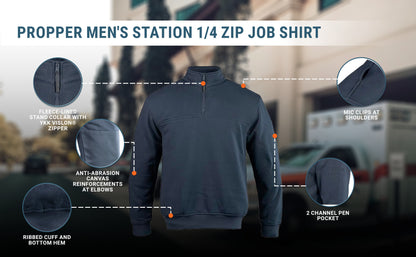 Propper Station Quarter Zip Job Shirt