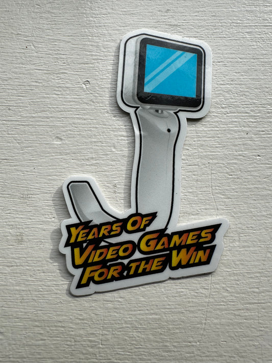 Years of Video Games Sticker