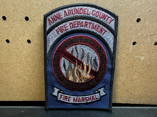 Anne Arundel County FD Fire Marshall Patch