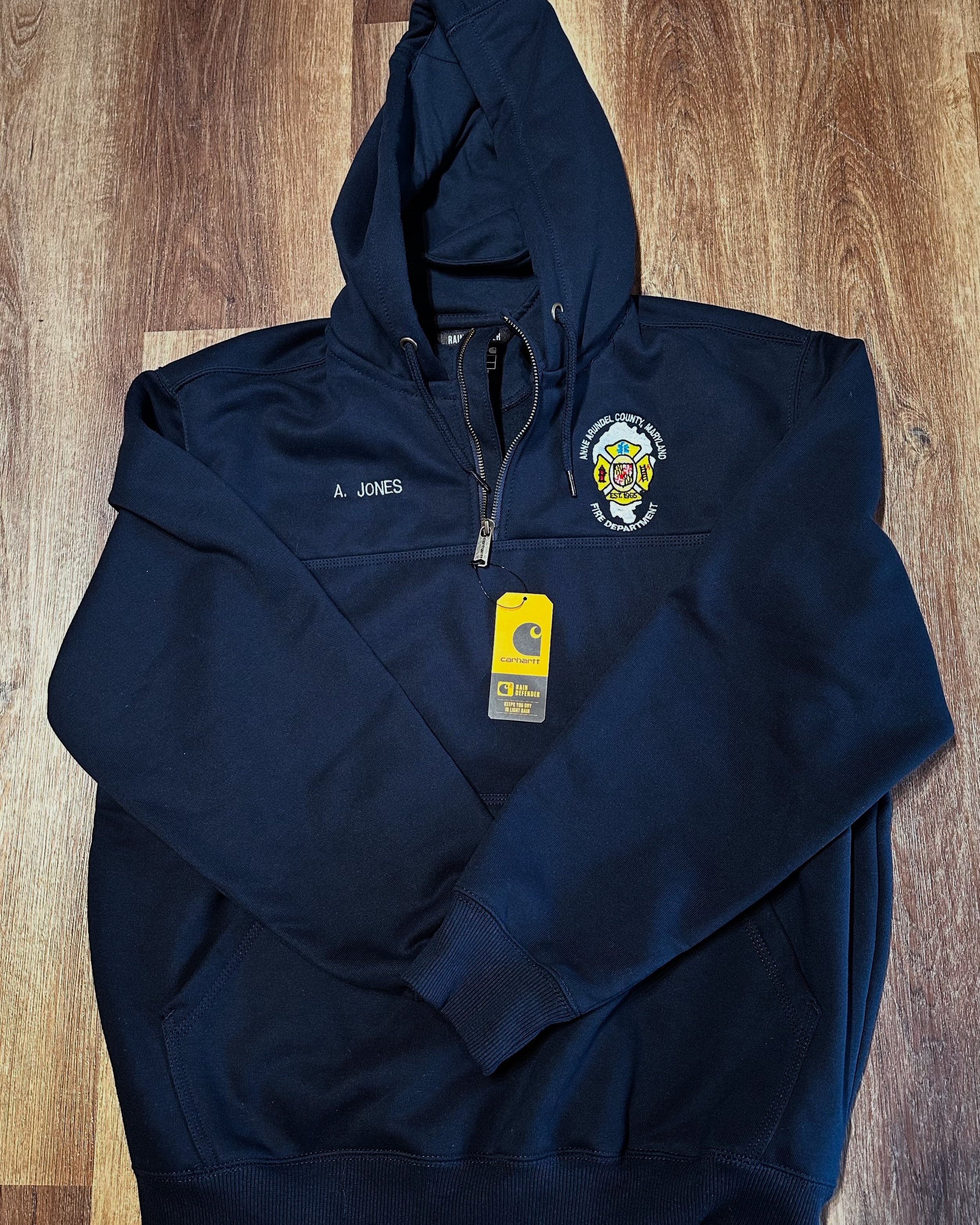 AACOFD Carhartt Jobshirt Hoodie – Halligan Apparel Co