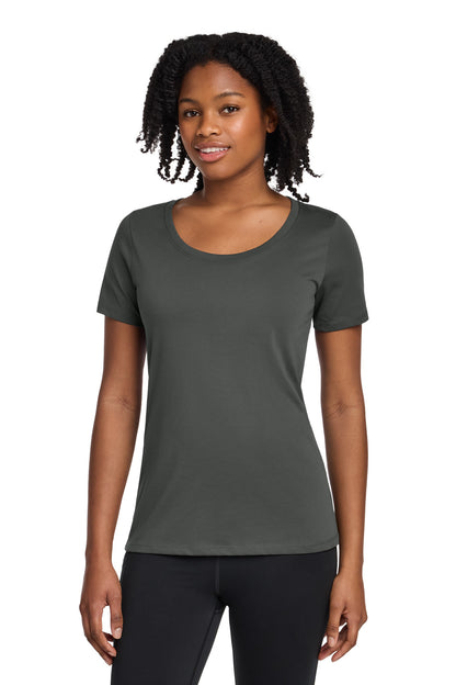Nike Women's Dri-FIT Cotton/Poly Scoop Neck Tee. NKBQ5234