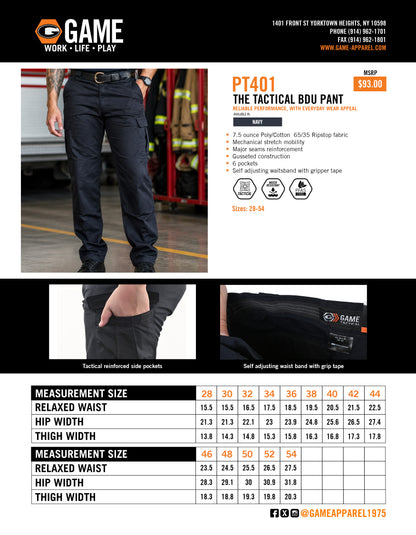 Game- The Tactical BDU Pant