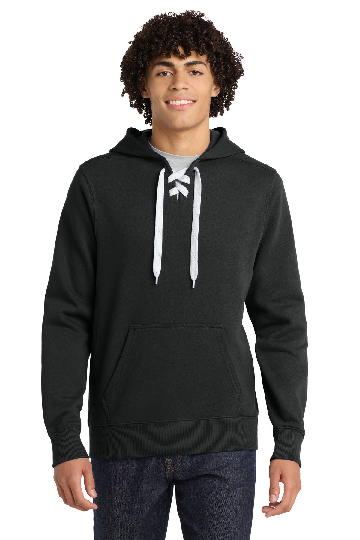Sport-Tek ®  Lace Up Pullover Hooded Sweatshirt. ST271