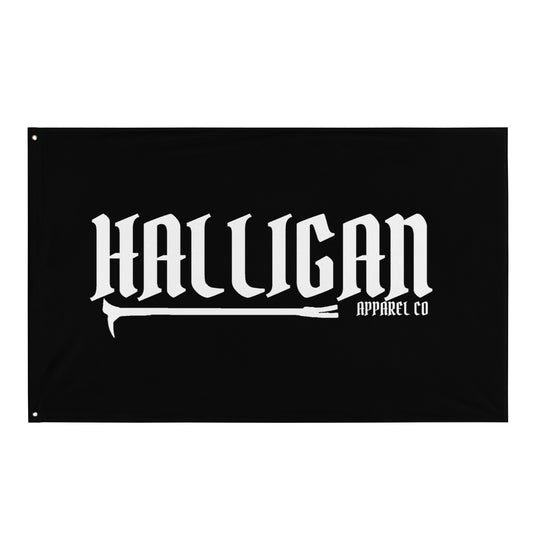 Halligan Wordmark Wall Flag