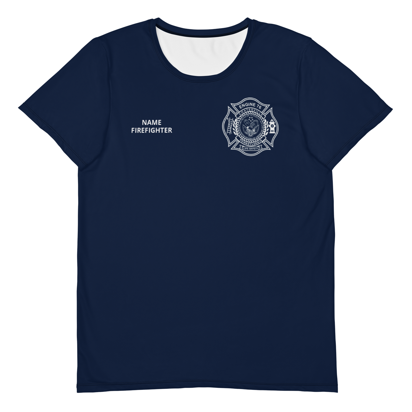 Coatesville VAFD Navy Athletic Shirt