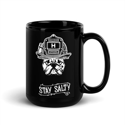 Stay Salty Black Mug