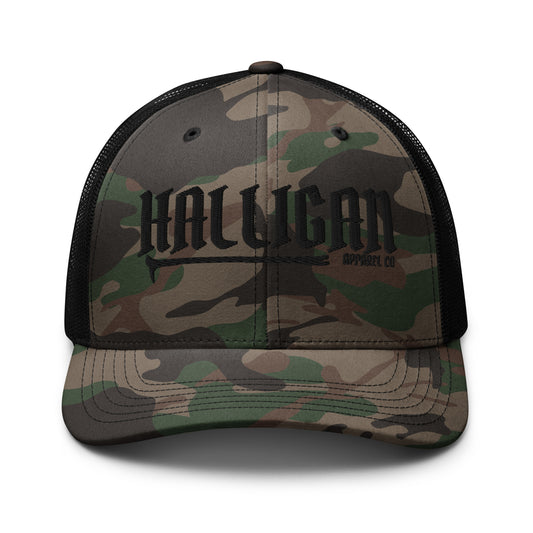 Halligan Wordmark Camo