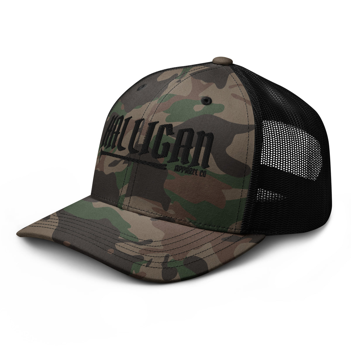 Halligan Wordmark Camo
