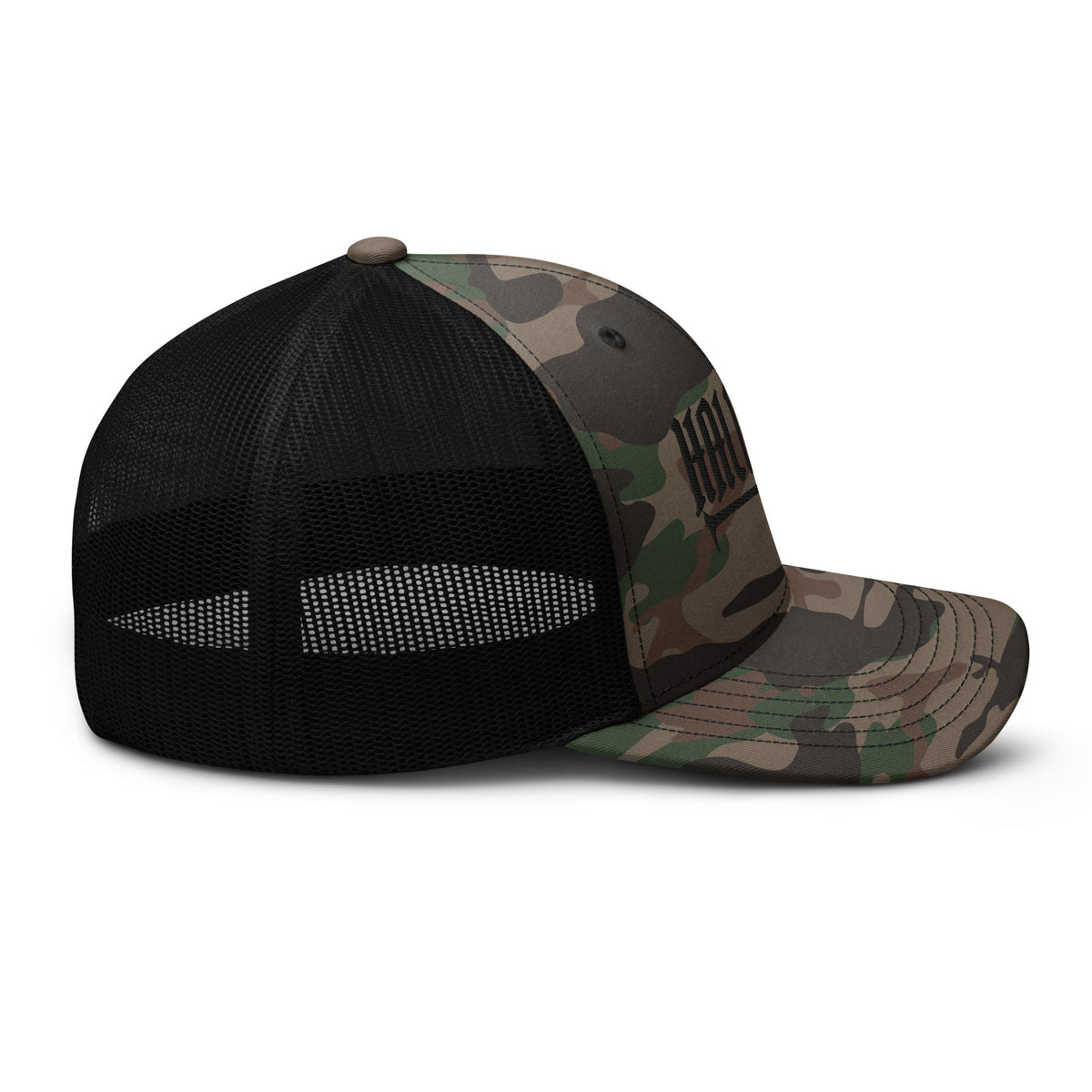 Halligan Wordmark Camo