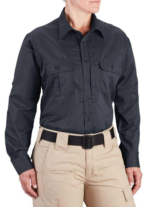 Propper Women's Kinetic Long Sleeve Shirt - LAPD Navy