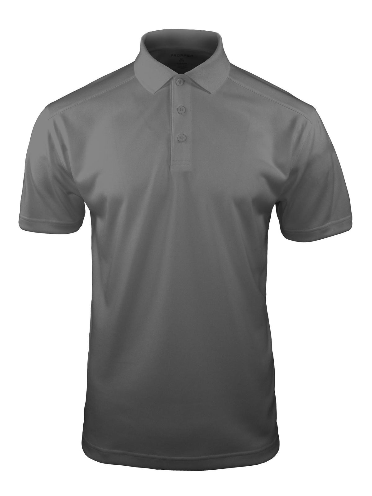 Propper Men's Midweight Short Sleeve Polo - Charcoal