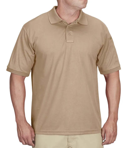 Propper Men's Uniform Short Sleeve Polo - Silver Tan