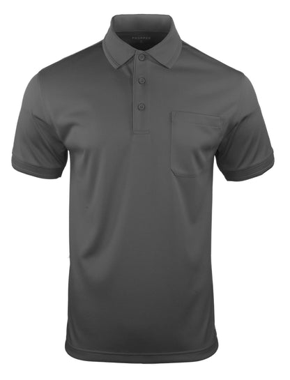 Propper Men's Midweight Short Sleeve Pocket Polo - Charcoal