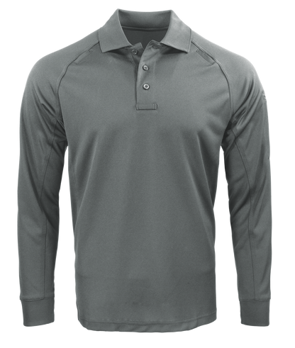 Propper Men's Raglan Long Sleeve Utility Polo - Grey