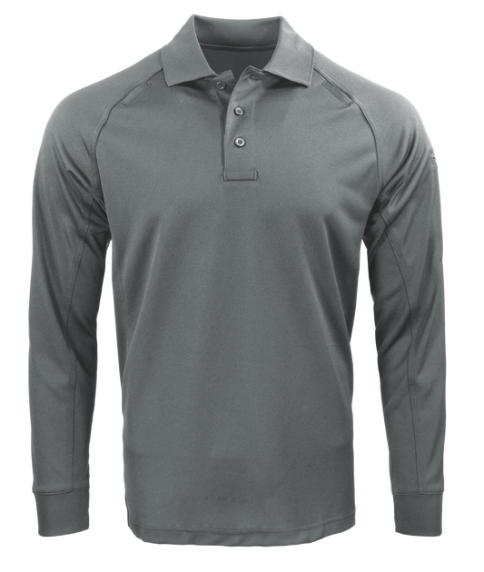 Propper Men's Raglan Long Sleeve Utility Polo - Grey