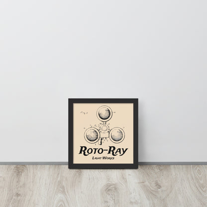 Roto Ray Framed Poster