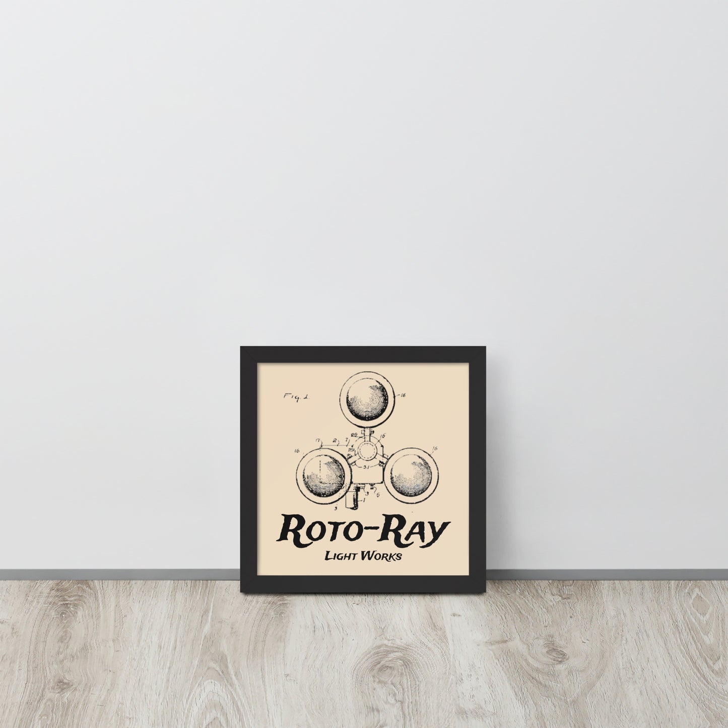 Roto Ray Framed Poster