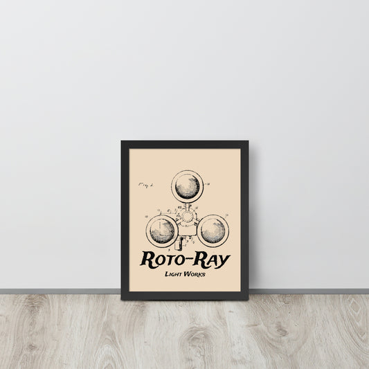 Roto Ray Framed Poster