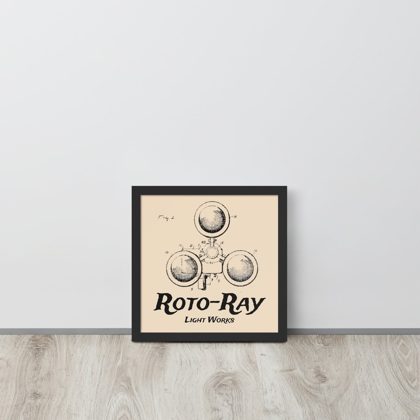 Roto Ray Framed Poster