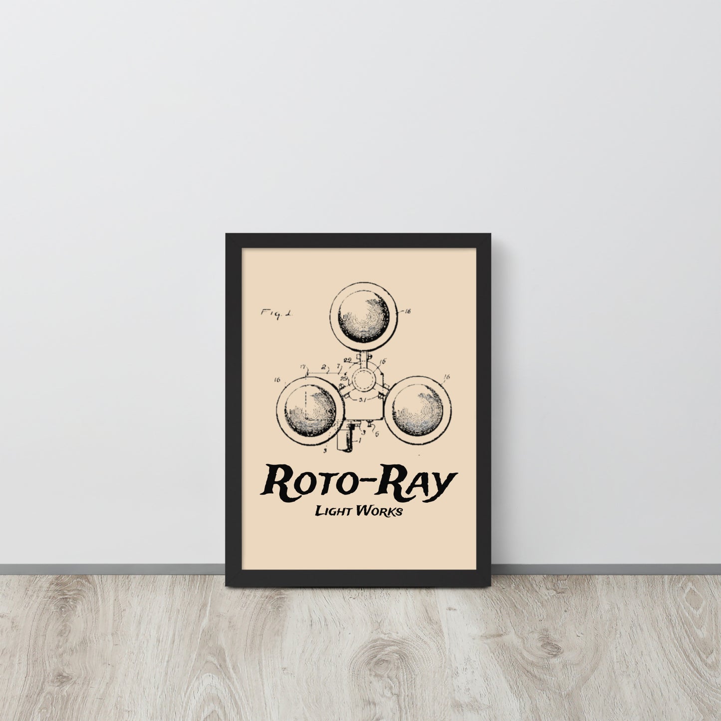 Roto Ray Framed Poster