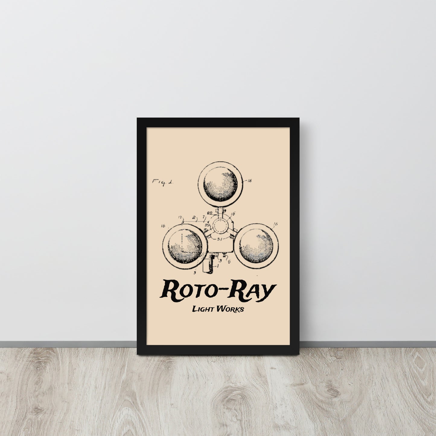 Roto Ray Framed Poster