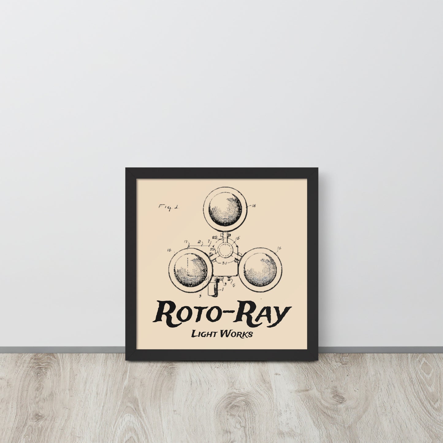 Roto Ray Framed Poster