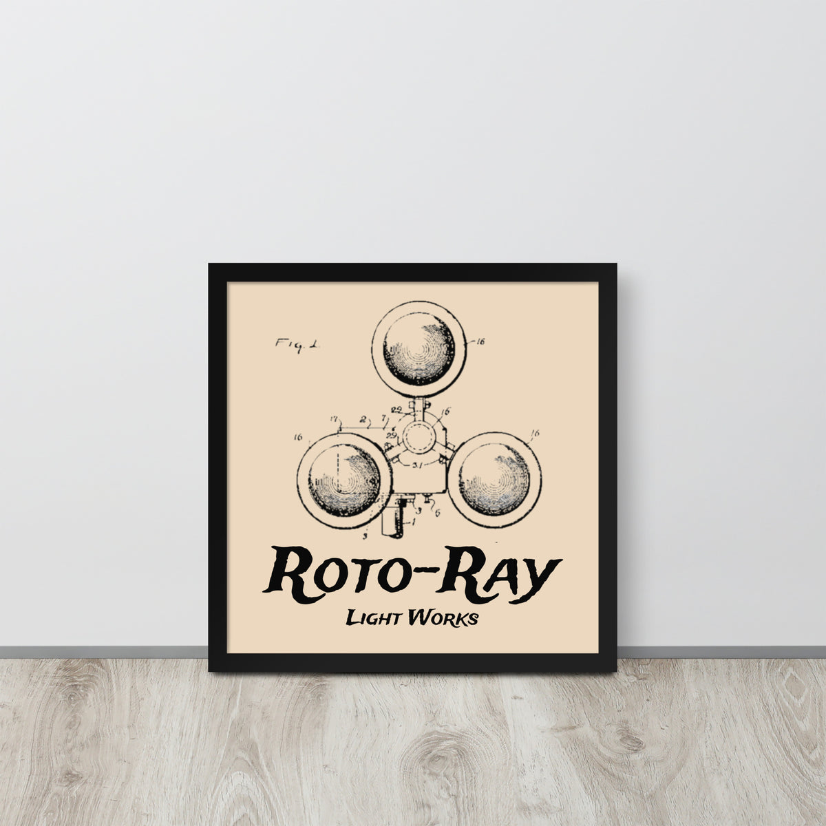 Roto Ray Framed Poster
