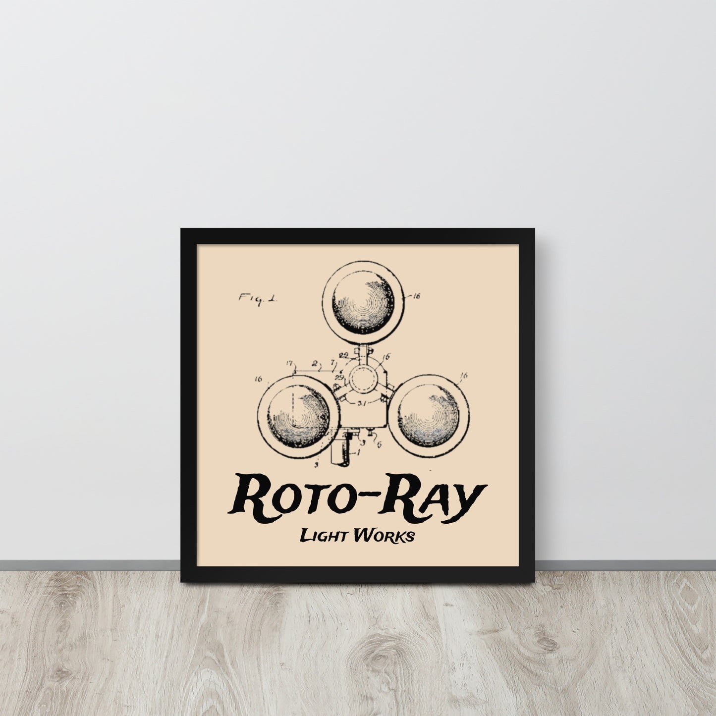 Roto Ray Framed Poster