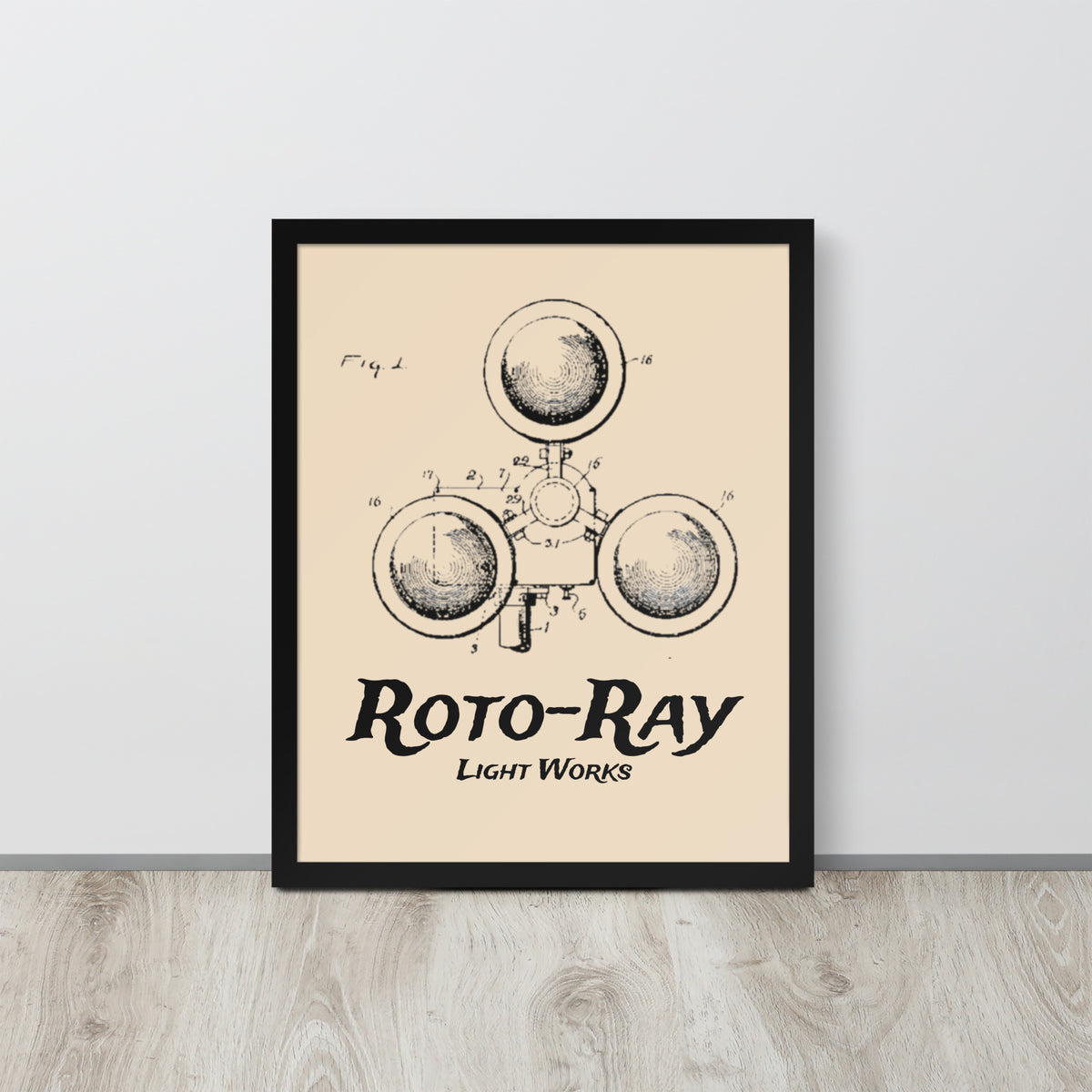 Roto Ray Framed Poster