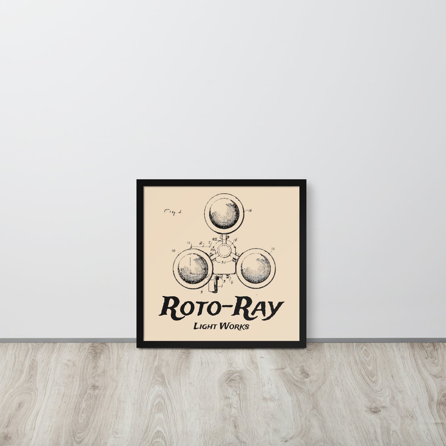 Roto Ray Framed Poster