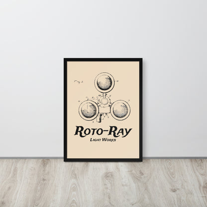 Roto Ray Framed Poster