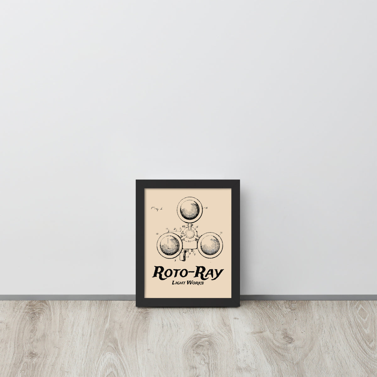 Roto Ray Framed Poster