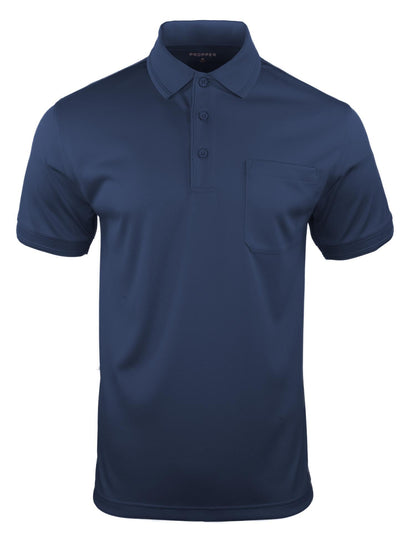 Propper Men's Midweight Short Sleeve Pocket Polo - LAPD Navy