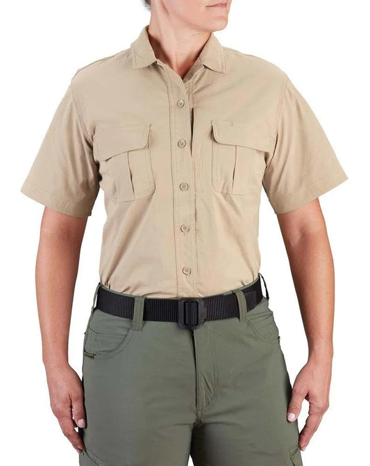 Propper Women's Summerweight Tactical Short Sleeve Shirt - Khaki