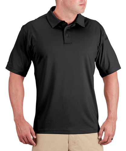 Propper Men's EdgeTec Short Sleeve Polo - Black