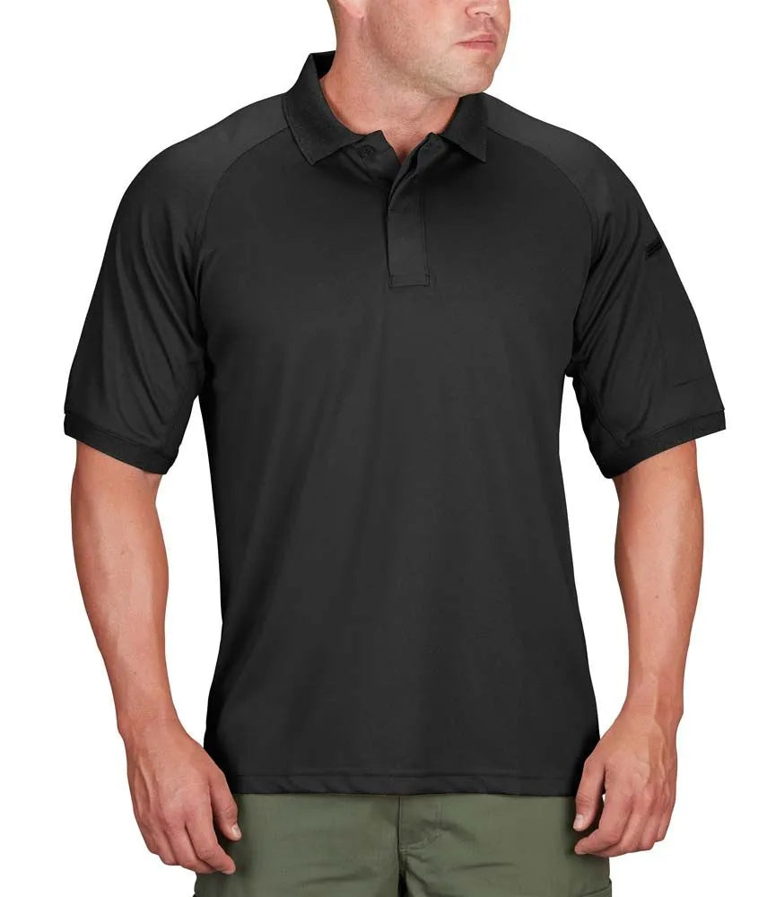 Propper Men's Snag-Free Short Sleeve Polo - Black
