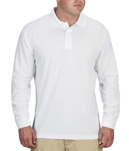Propper Men's Uniform Long Sleeve Polo - White