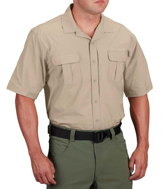 Propper Men's Summerweight Tactical Short Sleeve Shirt - Khaki