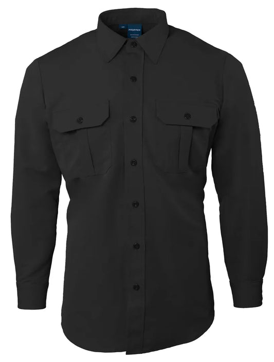 Propper Men's Edgetec Tactical Long Sleeve Shirt - Black