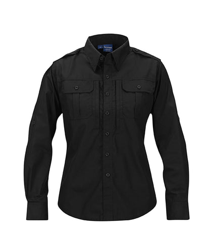 Propper Women's Tactical Long Sleeve Shirt - Black