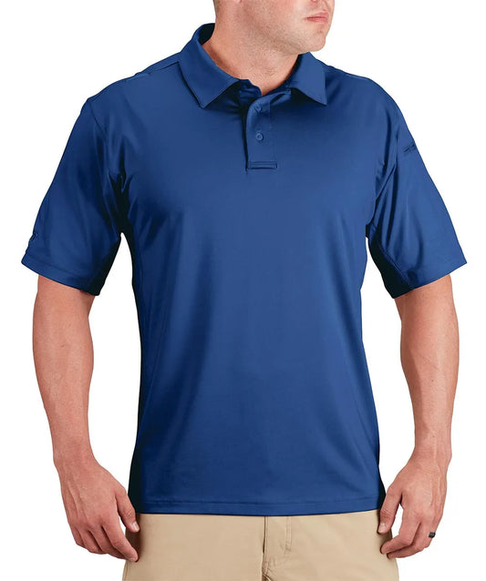Propper Men's EdgeTec Short Sleeve Polo - Cobalt Blue
