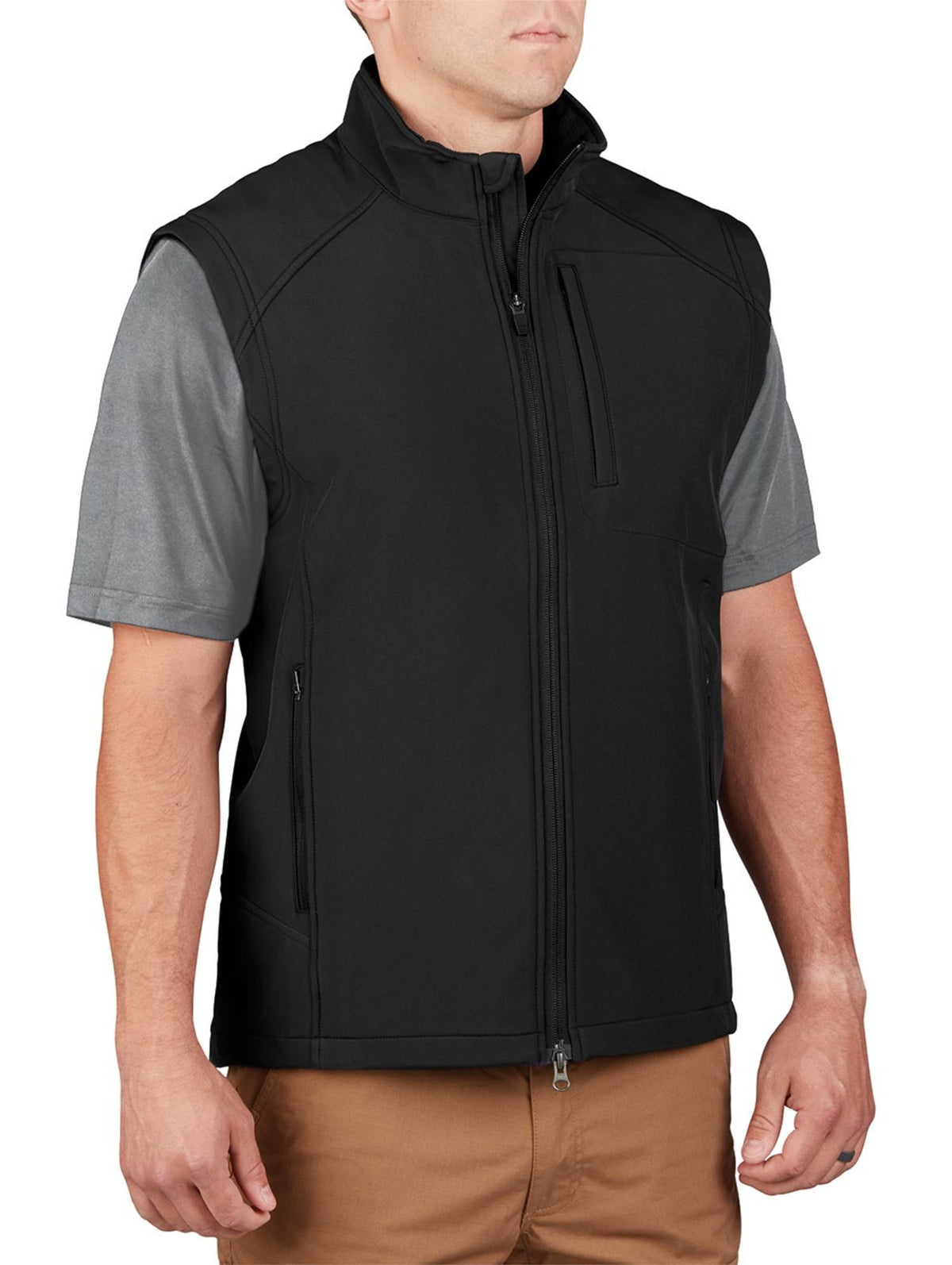 Propper Men's Icon Softshell Vest - Black