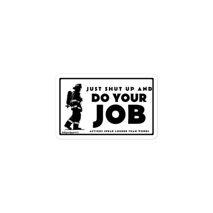 Do Your Job Sticker