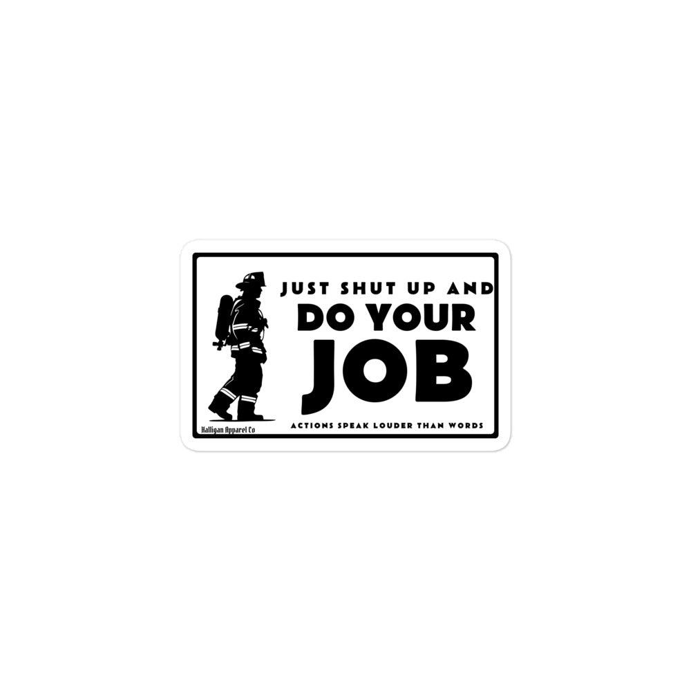 Do Your Job Sticker