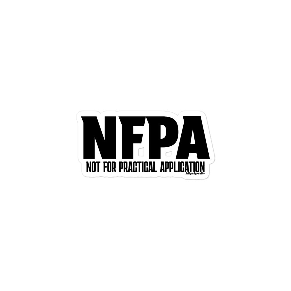 NFPA Stickers