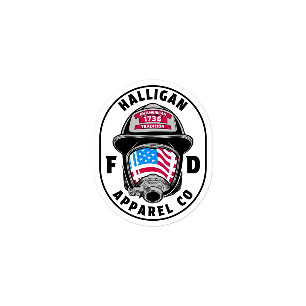USA Halligan Stickers